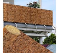 Valla de privacidad de bambú natural - Pantalla de jardín de 6 x 35 pies, panel de valla al aire libre para mayor privacidad, ideal para uso en interiores y exteriores, solución duradera y ecológica.