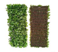 Valla de privacidad de hiedra artificial SPORTARC, panel prefabricado, decoración de balcón, patio, jardín, verde, plástico, estilo jardín