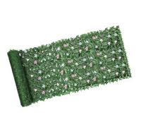 Valla de privacidad vegetariana para decoración de pared, verde, 1 x 3 m, privacidad realista para patio, valla comercial, zona de animales y balcón