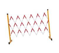 Valla de seguridad móvil de fibra de vidrio con dos ruedas y diseño plegable, ideal for caminos de acceso y zonas escolares.(Color3,1.2x6m)