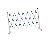 Valla de seguridad móvil de fibra de vidrio con dos ruedas y diseño plegable, ideal for caminos de acceso y zonas escolares.(Color1,1.2x4m)