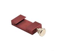 Valla de tope de regla de acero, paquete de 1 bloque de límite de posicionamiento de metal para marcado preciso de líneas en proyectos de carpintería y metalurgia, rojo (29 mm)