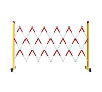 valla de tráfico plegable, Puertas de seguridad móviles extensibles for cercas decorativas jardín, puertas tijera portátiles(L400cm/13.1ft)