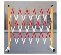 Valla de tráfico retráctil ajustable con ruedas, barrera de seguridad de 800 cm para obras de construcción y control de tráfico, cordón portátil para una gestión eficaz del área