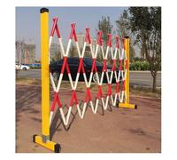 Valla De Tráfico Retráctil, Plegable Y Con Ruedas, For Seguridad Vial Gestión Del, For Control Zonas Construcción(250x120cm)