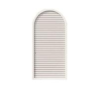 Valla decorativa independiente de madera para exteriores, fácil de instalar, para patio trasero y patio, soporte para plantas, color blanco, 90 x 120 cm, montaje rápido