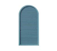 Valla decorativa independiente de madera para exteriores para patio y jardín, marco de soporte de plantas de fácil montaje, 60 x 120 cm, color azul, ideal para privacidad y decoración de patio trasero