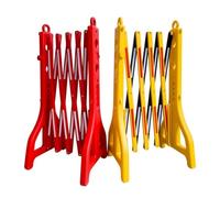 Valla Extensible Plastico, Rellenable Con Agua, Barricada Móvil Extensible, Barreras De Seguridad Comerciales, Valla De Tráfico Portátil, Para Construcción, Control De Tráfico Y Acceso Vehicular.(Amar