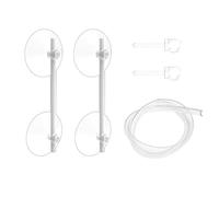 Valla flotante para plantas, anillo dividido para acuarios y plantas acuáticas que comen peces, barrera de bucle de superficie de agua transparente, anillo de comida para peces para estanques y