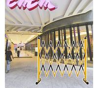 Valla metálica expandible para control de multitudes temporal, 1,2 m x 7 m para orientación de visitantes, camino escolar, portátil