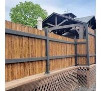 Valla natural para patio y balcón, valla protectora fácil de montar, 3 pies, 5 pies, 6 pies de alto (1,5 m x 2 m)