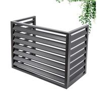 Valla para aire acondicionado Mini Split Air Conditioner Fence 3 Panel, Hide Air Conditioner Fence(Grey,110X60X80CM)