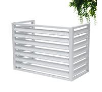 Valla para aire acondicionado Mini Split Air Conditioner Fence 3 Panel, Hide Air Conditioner Fence(White,100X50X70CM)