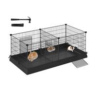 Valla para Mascotas 123 x 63 x 46 cm Negro