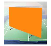 Valla Plegable For Pistas De Tenis De Mesa, Cerramiento Comercial For Tenis De Mesa, Separadores De Pista Con Marco Galvanizado, Fácil De Instalar, Capacidad De Carga De 70 Kg(Orange,2 pieces)