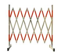 Valla retráctil para exteriores, barrera plegable portátil, barandilla móvil expandible para seguridad del tráfico, construcción, mantenimiento y soluciones de protección de estacionamiento