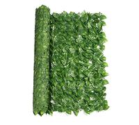 Valla Seto Artificial,Seto Artificial en Rollo,50 00 cm,Valla de Hojas Artificiales,Pantalla de Privacidad para Balcón,Cerca de Setos Artificiales para Decor de Jardín al Aire Libre,uv Resistente