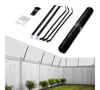 Valla Ultimate a Prueba de Gatos con Barrera Antiescalada - Kit de Recinto Catio Seguro para Exteriores, Malla de Jardín Resistente a la Intemperie para Seguridad y Protección de Gatos (10 m)