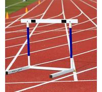 Vallas ajustables de pista de 76-107 cm (30-42 pulgadas), postes metálicos para entrenamiento de agilidad, equipo de entrenamiento portátil para atletas, duradero, para práctica deportiva en interio