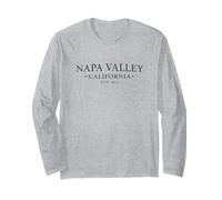 Valle de Napa California - Simple Valle de Napa CA CV14X Manga Larga