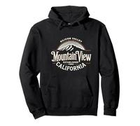 VALLE DE SILICIO DE CALIFORNIA VISTA A LA MONTAÑA - ESTABLECIDO 1902 Sudadera con Capucha