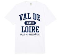 Valle del Loira Francia Valle de los Mil Castillos Marina Imprimir Comfort Colors Adult Heavyweight T-Shirt