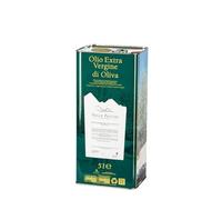 Valle Pastini - Aceite de Oliva Virgen Extra Italiano Evo Blend Abruzzo, Extraído en Frío, Lata de 5 Litros, Sabor Afrutado Medio