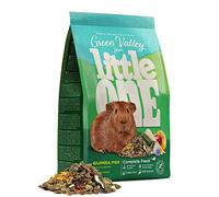 Valle Verde | Pellets para cobayas | 750 g | Sin cereales FOS | Little One | Alimento rico en fibra | Puede apoyar la digestión normal y el desgaste dental natural en cobayas