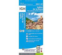 Vallée de la Roya / PN du Mercantour (3841OT): 1:25000 (TOP 25)