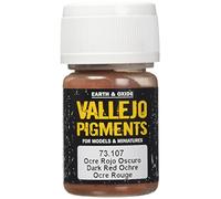 Vallejo 30 ml pigmentos, color Dark Red Ocre