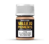 Vallejo 30 ml pigmentos, color Light Yellow Ocre