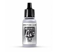VALLEJO-3071062 71062 MODEL COLOR ALUMINIO 17 ML, surtido (3071062