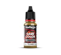 VALLEJO-3072055 3072055 Game Color METALICOS Dorado, Multicolor, 1 Unidad (Paquete de 1)