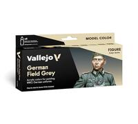 Vallejo 70181 Model Color - Colores Acrílicos, German Field Grey, 18 ml, 8 uds