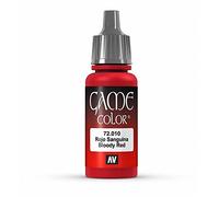 VALLEJO-72010 72010 VALLEJO Game Color Rojo, sanguina, 17 ml (Paquete de 1)