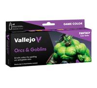 Vallejo 72304 Game Color - Colores Acrílicos, Orcs & Goblins, 17 ml, 8 uds