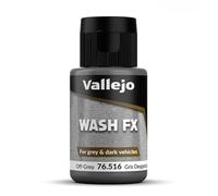 Vallejo-76516 76516 MODEL WASH COLOR GRIS 35ML, surtido, 35 ml (Paquete de 1)