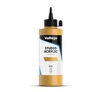 Vallejo Acrylic Studio 22938 Metallic Gold (200ml)