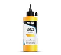 VALLEJO ACRYLIC STUDIO, PINTURA ACRÍLICA, 200ML, AMARILLO CADMIO (TONO), Nº 60