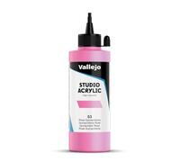 Vallejo ACRYLIC STUDIO, PINTURA ACRÍLICA, 200ML, ROSA QUINACRIDONA, Nº 53