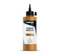 Vallejo ACRYLIC STUDIO, PINTURA ACRÍLICA, 200ML, SIENA NATURAL (TONO), Nº 19