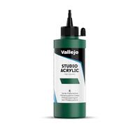 Vallejo ACRYLIC STUDIO, PINTURA ACRÍLICA, 200ML, VERDE FTALOCIANINA, Nº 6