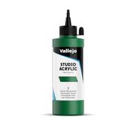 Createx Vallejo Pintura acrílica Acrylic Studio Verde permanente Nº 7 200 ml