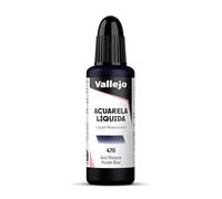 Vallejo - Acuarela líquida 32ml, color azul púrpura