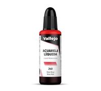Vallejo - Acuarela líquida 32ml, color rojo rosa
