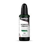 Vallejo - Acuarela líquida 32ml, color verde intenso