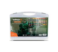 Vallejo - Caja de selección de artistas, gama de colores Xpress, pinturas acrílicas para modelar, 60 botellas de 18 ml