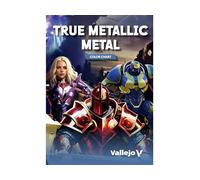 Vallejo CC339 Color Chart: True Metallic Metal (8 pages)
