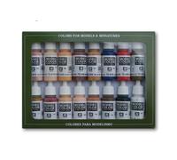 Vallejo Color Set - Set de pintura acrílica (16 unidades), multicolor