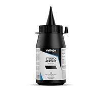 Vallejo - Colores acrílicos vallejo studio 500ml, color negro óxido de hierro